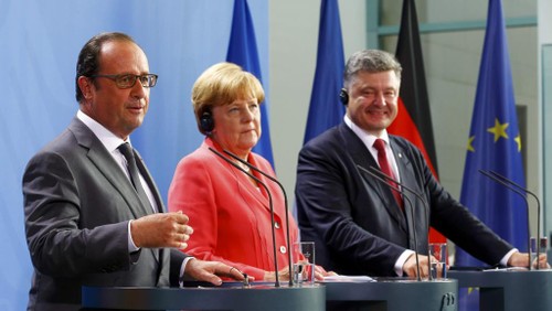Ukraine: réunion tripartite à Berlin pour l'application des accords de Minsk - ảnh 1